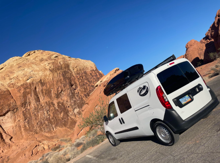The Best Climbing Spots Near Las Vegas for  Camper Van Renters