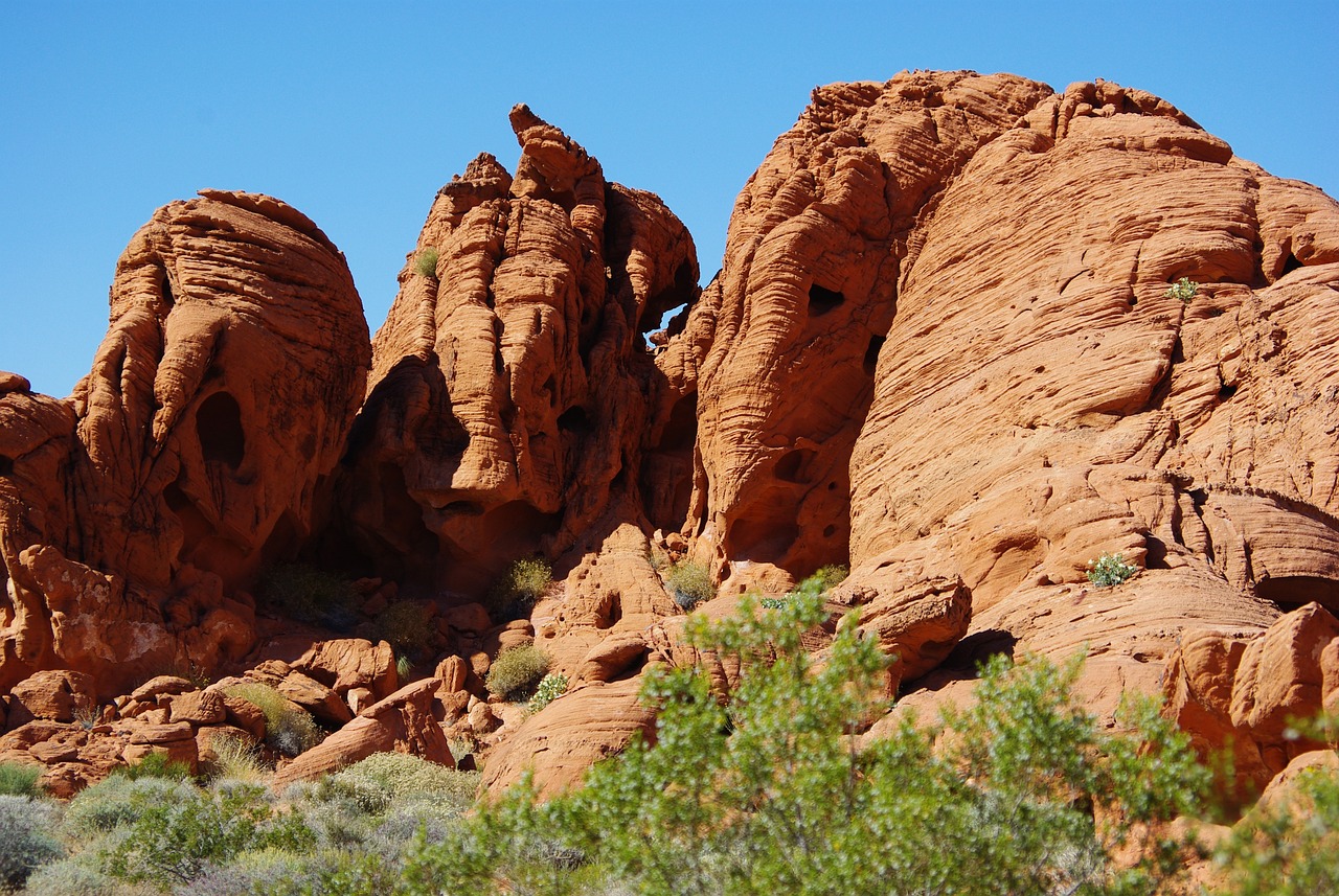 Valley of Fire State Park red sandstone formations near Las Vegas